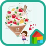 Logo of I love ice cream dodol theme android Application 